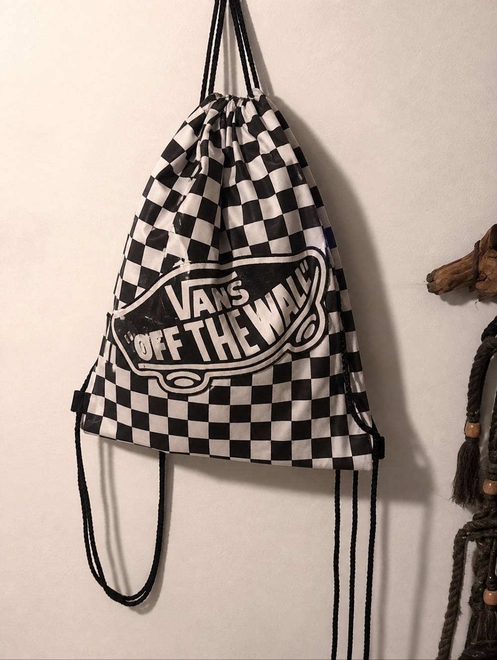 Vans Checkerboard Drawstring Bag Free With Bundles Of 5 Or More